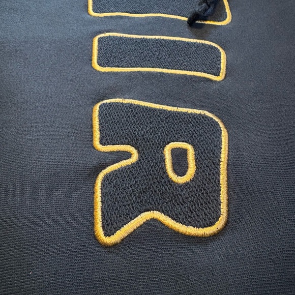 Nike Air Black Sweatshirt Hoodie Classic Design Mens Medium - Picture 4 of 4